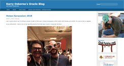 Desktop Screenshot of kerryosborne.oracle-guy.com